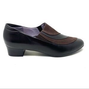 Beautifeel Ashley brown Nubuck combo slip on shoe